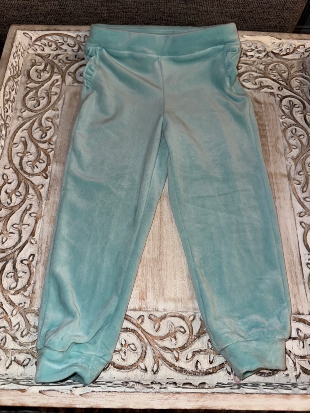 Reflex Kids Plush Joggers in Mint
